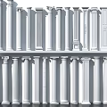 Classical Roman Columns Collection With Various Architectural Styles And Decorative Details 3d model