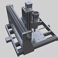 CNC Milling Machine Equipment Machining Center Equipment 3d model