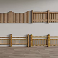 Wooden Railings Showcasing Different Panel And Baluster Designs In Indoor