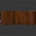 Retro Computer with Wooden Case Knobs Display Panel and Heat Vent Grill