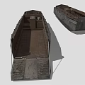 Rusty Military Landing Craft PA 13 22 With Loading Ramp