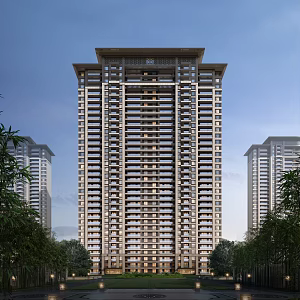 New Chinese-style Residential District 3d model