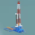 Advanced 10000 Meter Deep Drilling Rig Industrial Equipment Platform Structure