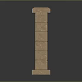 Columns Stone Columns Stone Columns Old Columns Roman Columns Roman Columns Classical Columns Greek Columns 3d model