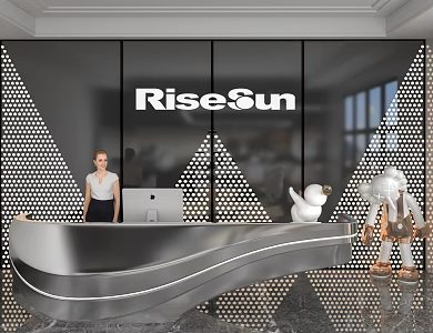 Front Desk 3d model