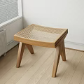 Modern Stool Small Bench Chandigarh Small Bench Shoe Changing Stool 3d model
