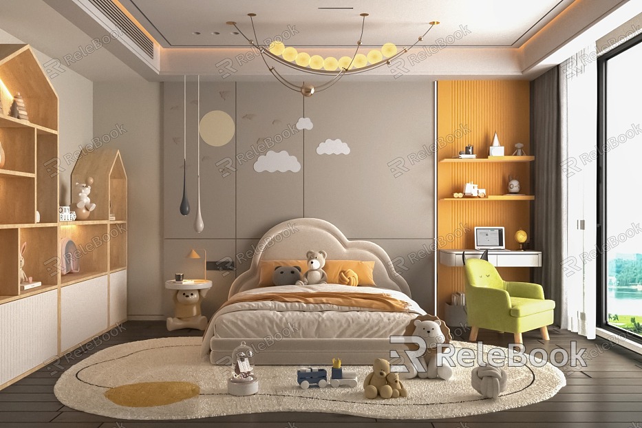 Modern Children's Room Boys Room model