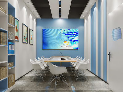 Modern Conference Room 3d model