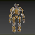 Sci-fi mecha sci-fi robot cyberpunk SCIFI artificial intelligence war machine robot soldier robot 3d model