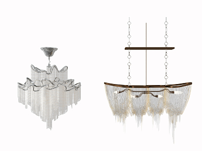 Modern crystal chandelier combination model