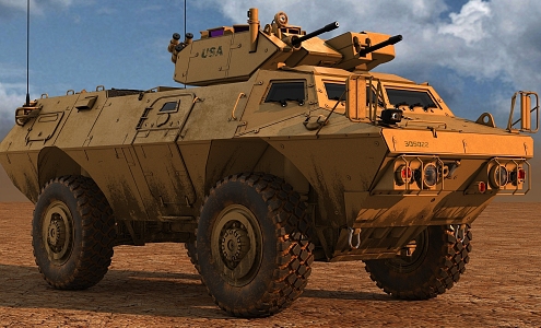 M1117 Defender ASV Armored Security Vehicle Chariot Tank Military Vehicle US Army Chariot Armored Vehicle Military Vehicle 3d model