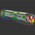 vintage train steam train train carriage locomotive head steam car carriage train vehicle 3d model