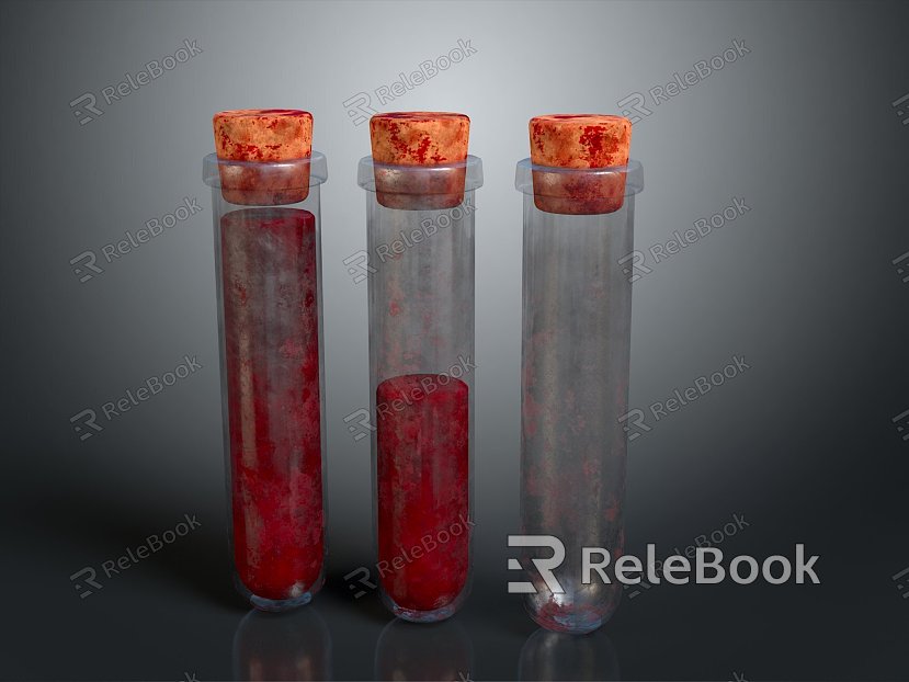 Modern Blood Bottle Old Bottle Old Medicine Bottle Bottle model