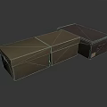 Set Of Brown Storage Boxes For Home Organization And Clutter Control
