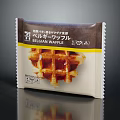 Belgian Waffle Snack Package With Heart Shaped Waffle Image 215g 3d model