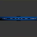 Blue Tennis Racket With Black Handle Lightweight Design For Daily Sports Use