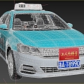 Hyundai Volkswagen Lavida Jinan Rental Workers Pioneer Car 3d model