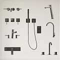 Modern Various Types Bathroom Kitchen Shower Faucets And Fixtures Collection