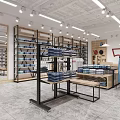 Levi's Clothing Store With Glass Front Mannequins Clothing Displays And Bright Lighting