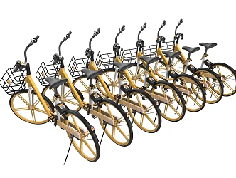 Meituan Shared Bicycle 3d model