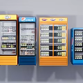 modern vending machine self-service vending machine 3d model