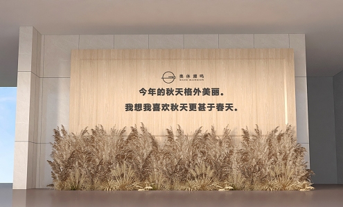 Reed Meichen Straw Meichen Floriculture Meichen Green Plant Meichen Autumn and Japanese Atmosphere Meichen Activities Meichen 3d model