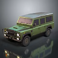 Green Military Off Road Vehicle With Rugged Exterior And Durable Design