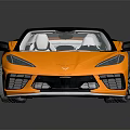 Yellow Convertible Sports Car With Sleek Design Black Accents And Modern Styling