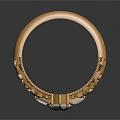Elegant Gold Ring With Teardrop Gemstone And Intricate Filigree Design
