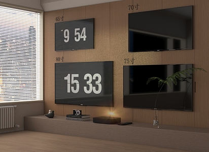 modern television 3d model