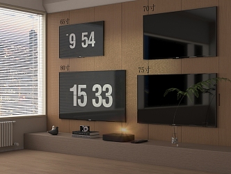 modern television 3d model