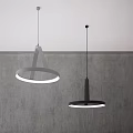 Modern chandelier metal chandelier combination 3d model