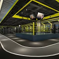 Modern Gym 3d model