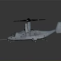 Light Blue Twin Propeller Aircraft Model With Yellow Stripe And Large Propellers On Gray Background