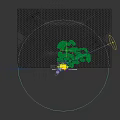 Aerial Planning of Modern Buildings with Greenery Roads Parking Areas and Trees