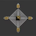 Scepter Ancient Scepter Cane Ancient Scepter Magic Scepter Metal Scepter Classical Scepter Magic Scepter 3d model