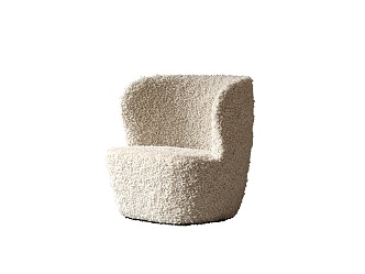 GUBI Lounge Chair 3d model