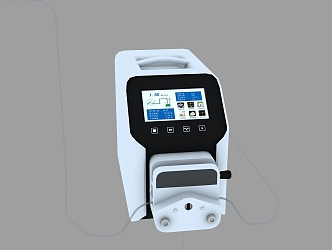 peristaltic pump peristaltic 3d model