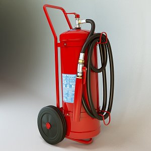 Modern fire extinguisher 3d model