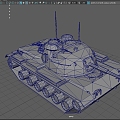 Heavy Tank PBR Next Generation Destroyer Light Tank 3d model