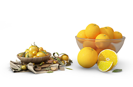 Fruit plate 3d model