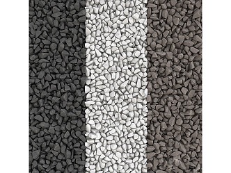 Pebbles Stone Gravel Ground 3d model