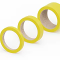 Yellow Adhesive Tape Roll For Home Office Craft And Sealing Use