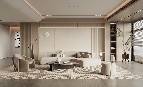 The Silent Living Room 3d model