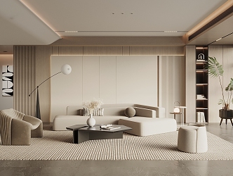 The Silent Living Room 3d model