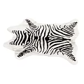 Square Rug With Zebra Pattern Soft Texture Ideal For Modern Living Room Decor 3d model