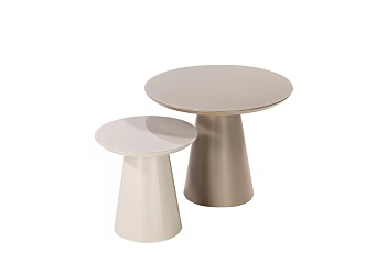 Nordic Minimalist Light Luxury Round Creative Round Table Coffee Table Corner Table Side Table Sales Department Negotiation Table 3d model