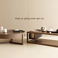 Modern New Chinese Tea Table 3d model