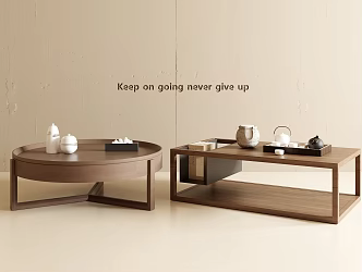 Modern New Chinese Tea Table 3d model