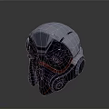 Sci-Fi Helmet Alien Helmet-Helmet High Tech Helmet Game Helmet Helmet 3d model